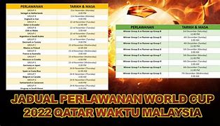 Perlawanan World Cup Hari Ini 2022 Terbaru Live